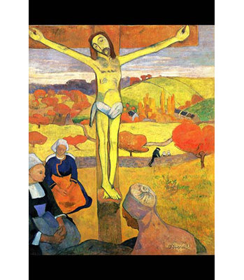 « le jaune christ » par paul gauguin-impression