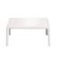  Ensemble de conversation modulaire d'extérieur 3 pièces avec table basse et coussins pour balcon, blanc et gris-1283217537