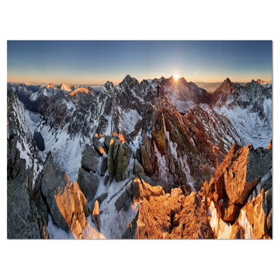 " Scenery Of High Mountain With Lake "