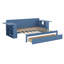 Lit de jour avec bureau amovible, tiroirs de rangement et table d'appoint hydraulique-1490872181-1490872137