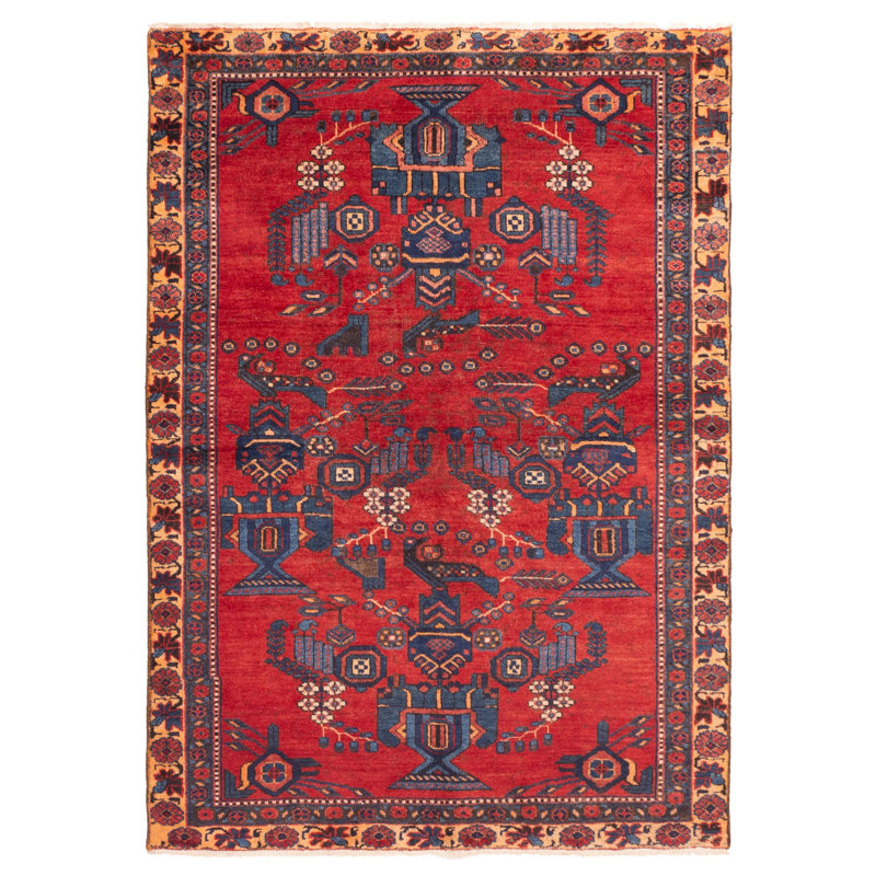 Melis Red Rug 4'1" x 5'9"