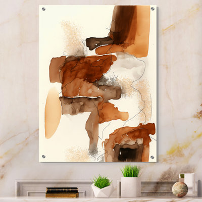 Chrishawna - Abstract Liquid Ink Acrylic Wall Art For Kitchen