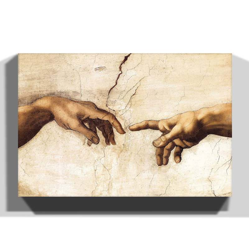 Michelangelo - Wrapped Canvas Painting, 35cm H x 50cm W