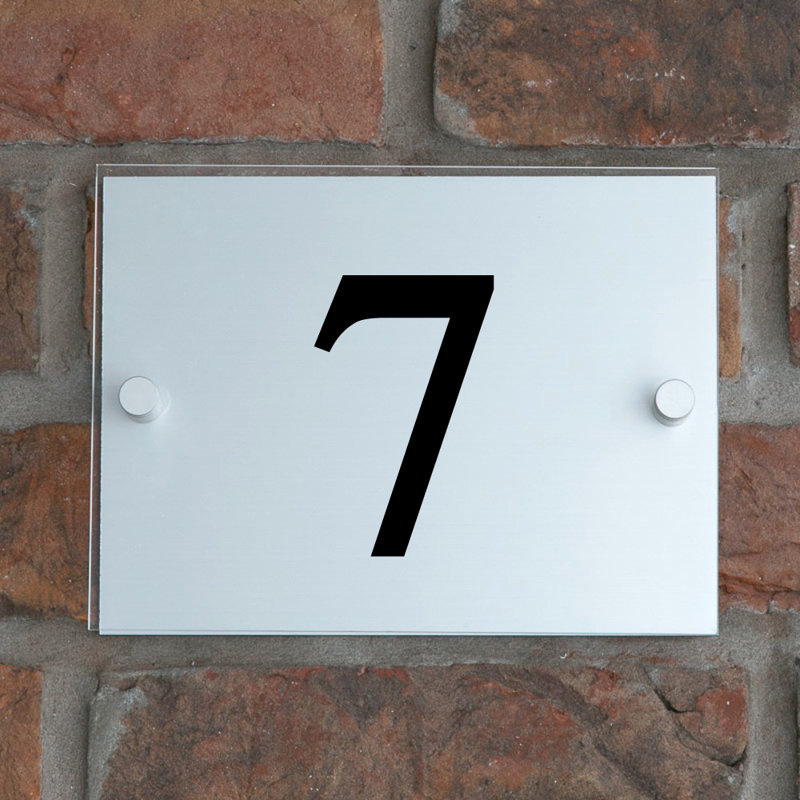 Champy 15cm H Plastic House Number, 7