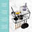 Metal Rectangle Wall Mounted Pot Rack