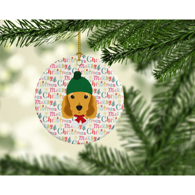 2.8'' Ceramic Animals Hanging Figurine Ornament