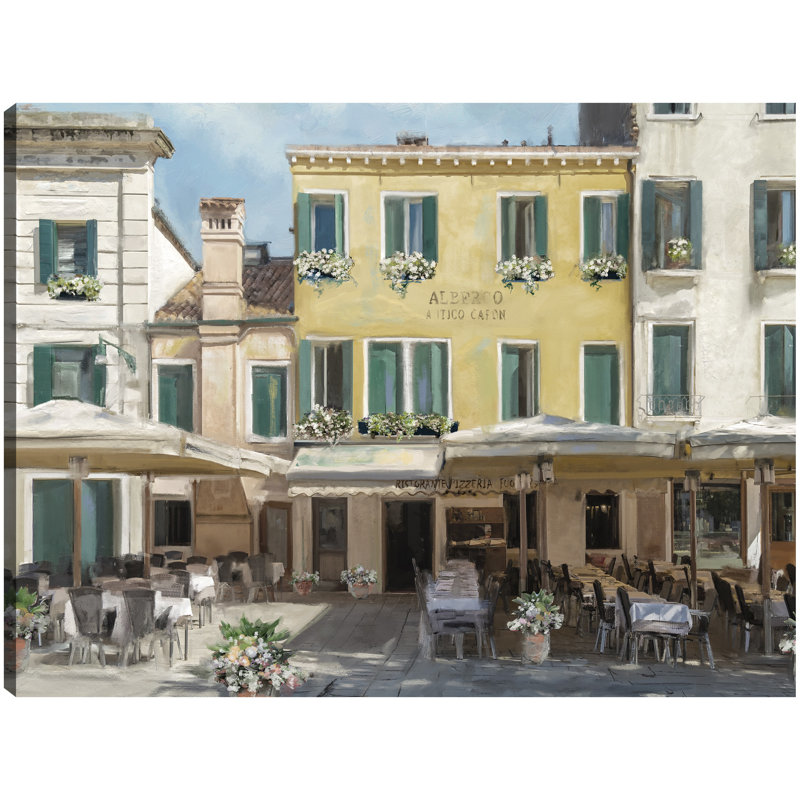 "Café du matin" par Studio Arts, reproduction d'art sur toile, H 11 po x l 14 po