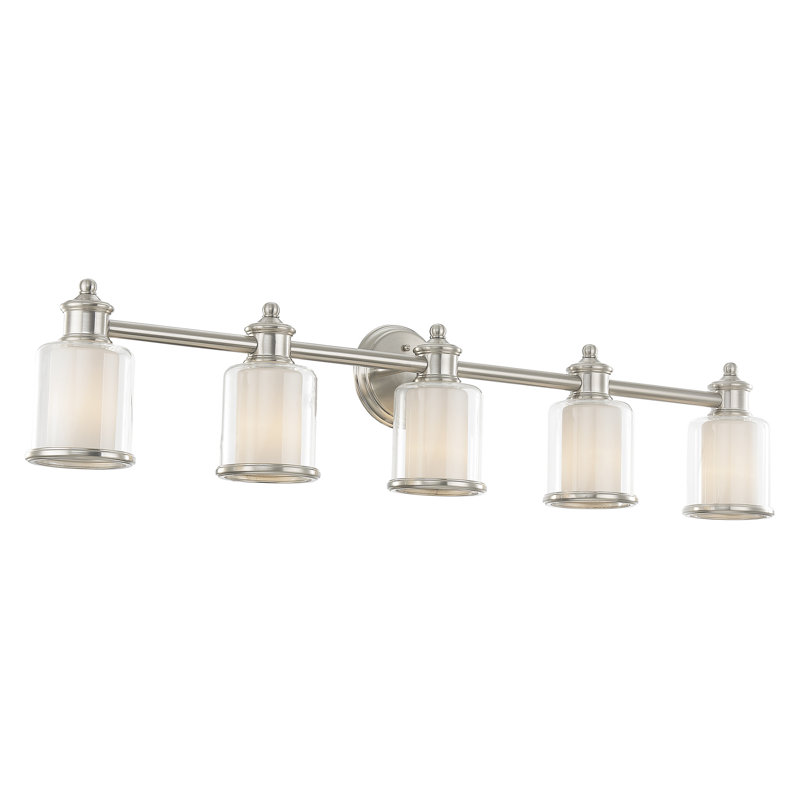 Allysa 5 - Light Dimmable Vanity Light, Brushed Nickel