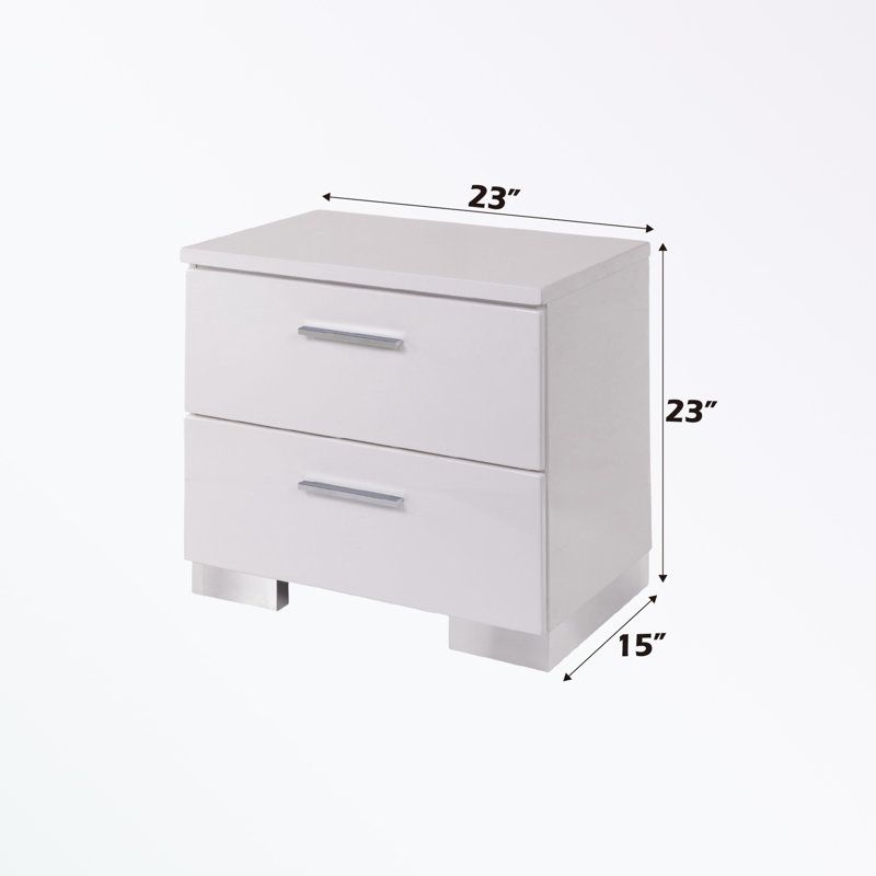 Nightstand with two drawers
