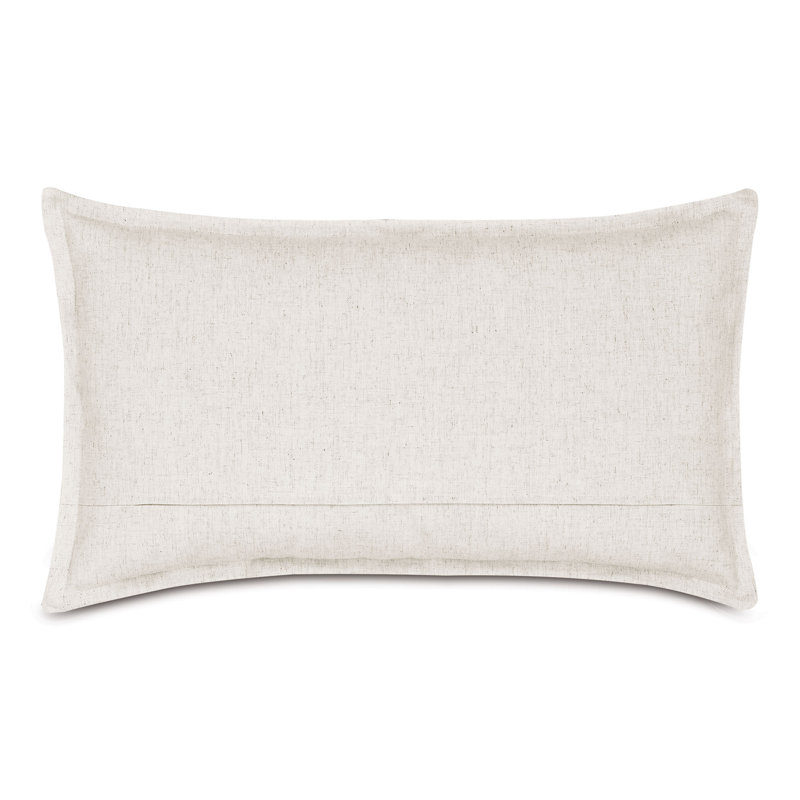 Levi Embroidered King Sham, 21" H x 37" W