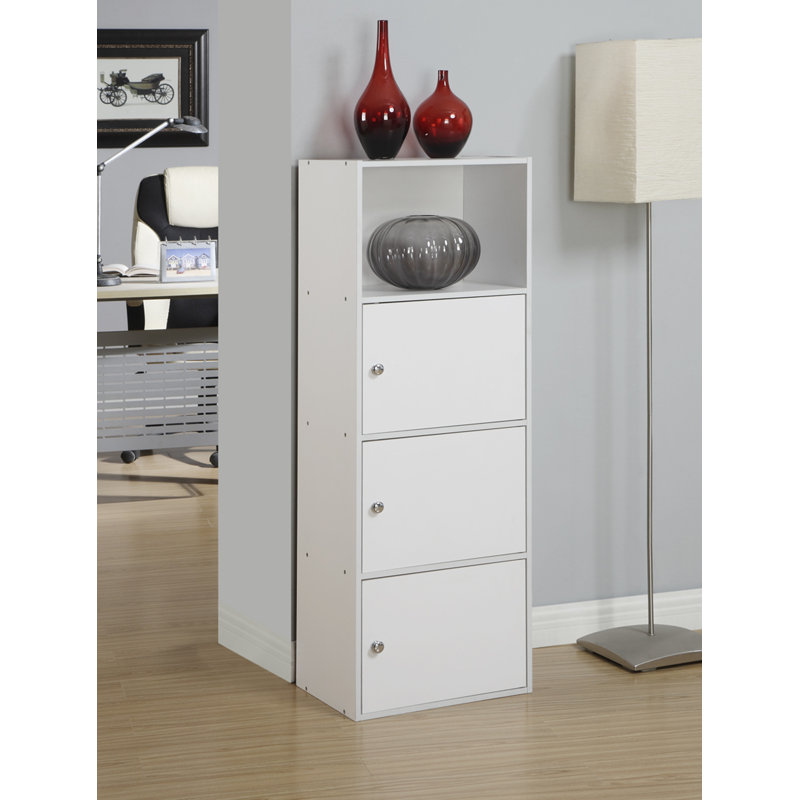 Argonaut 3-Door Accent Cabinets, White