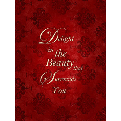 " Delight Yourself "