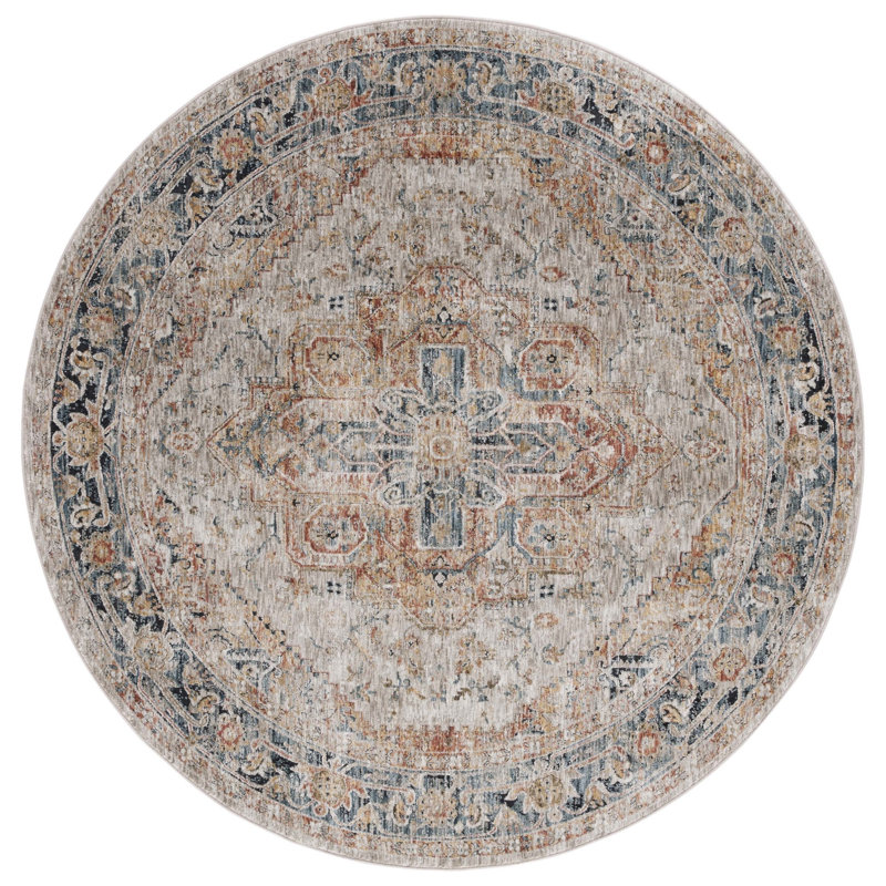 Silverado Performance Oriental Rug, Round 6'4"