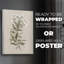 Tige florale blanche I - Impression sur toile seulement - NON-CADRE-1207877186