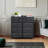 Multi - Drawer Black Storage Dresser