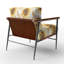 Chaise d'appoint Floral - fauteuil jaune Sun Glow-1441120750