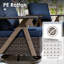 Chaises berçantes pivotantes en rotin en R avec accoudoirs-622768486