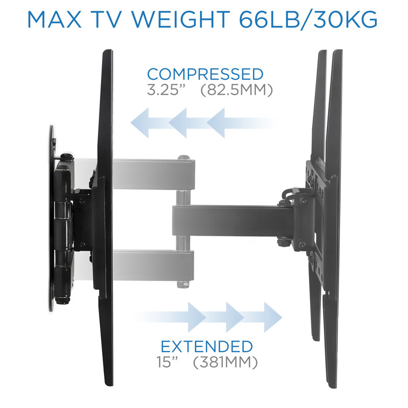 Heavy Duty Adjustable Monitor Desk Mount with USB Ports