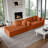 Boneless Modular Corduroy L-Shaped Sectional Sofa with Minimalist Design-1941017772