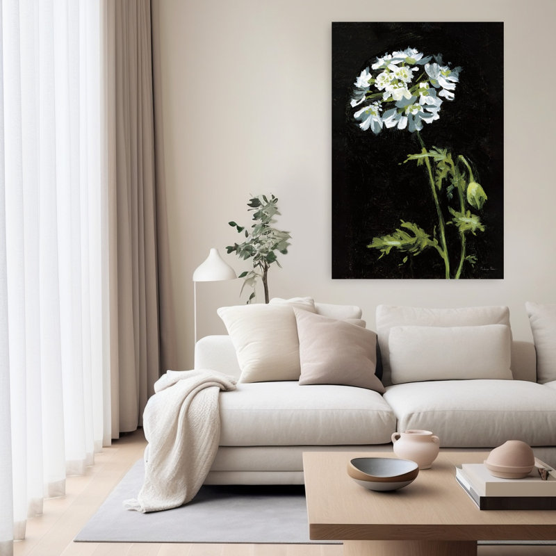 Contemporary Art Contemporary Flower Art by Mackenzie Nelson - Wrapped Canvas Print, 152.4 cm H x 101.6 cm W