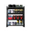 Support de rangement réglable en métal robuste pour entrepôt 4000lbs 69h x 59w 23.6d avec 4 tablettes verticales