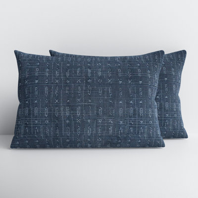 Davant Geometric Sunbrella® Indoor/Outdoor Lumbar Throw Pillow