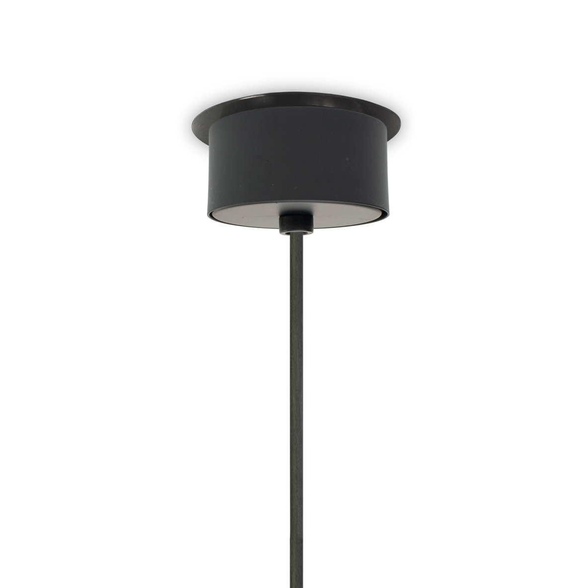 Swirl Single Light Dimmable Pendant, Red, E26, Matte Black