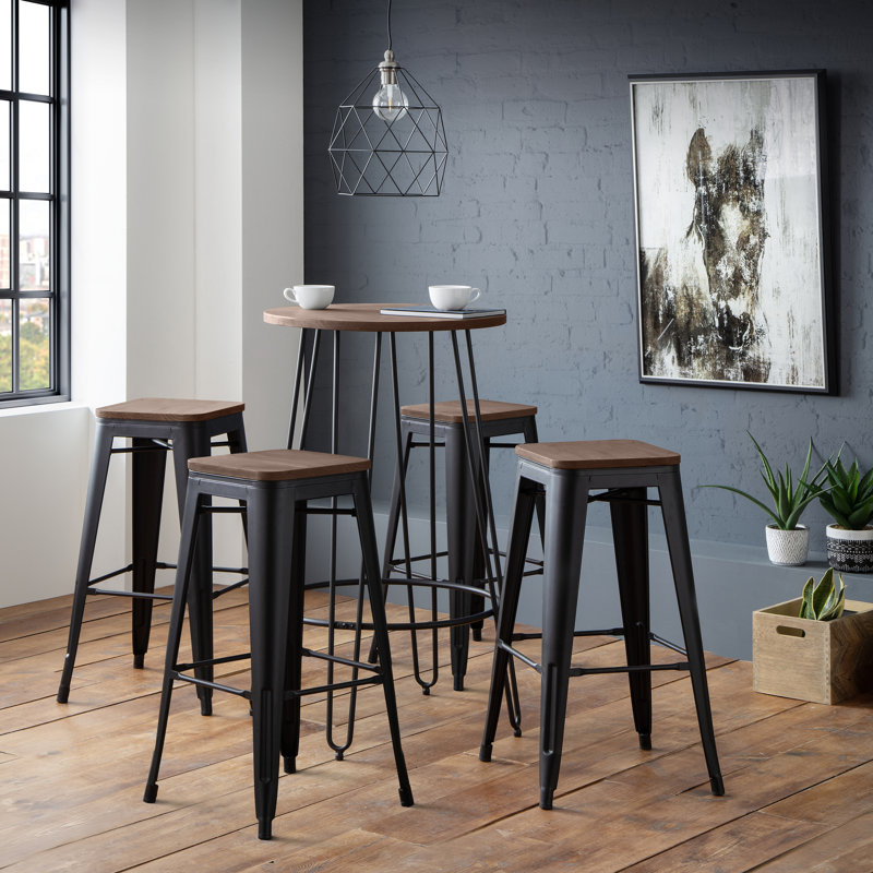 Ohlone Counter Stool with Metal Frame