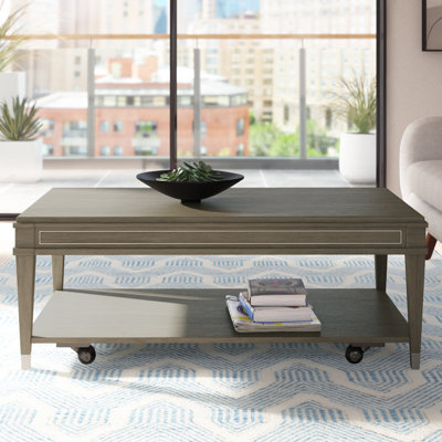 Solid Wood Top Coffee Table