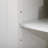 Freestanding Small Storage Cabinet with Two Drawers and Adjustable Shelf