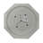 Jihyun Modern Faceted Resin Indoor/Outdoor Planter - Light Gray-1334802572