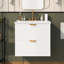 Ensemble de meuble-lavabo simple mural 24,03 "Resh