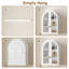 Armoire murale cintrée avec portes vitrées-1669247798