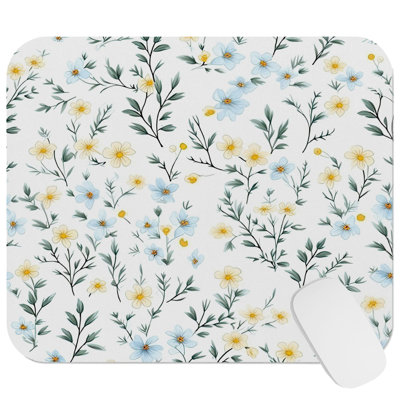 Botanical Garden Dream VII Cottage Gaming Cute Office Laptop Desk Pad Gift Mat Square Rectangle Non-Slip Mousepad