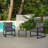 Tapasi Outdoor Conversation Set, Patio Lounge Chairs with Cushions and End Table-976596395