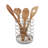 PantryWorks Stainless Steel Round Utensil Crock