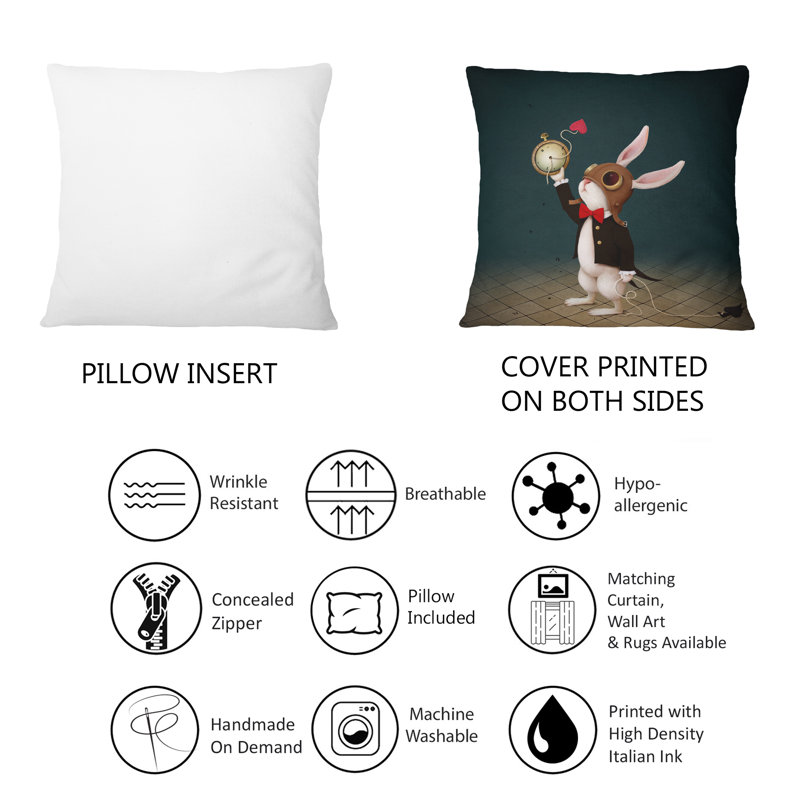 Coussin White Alice