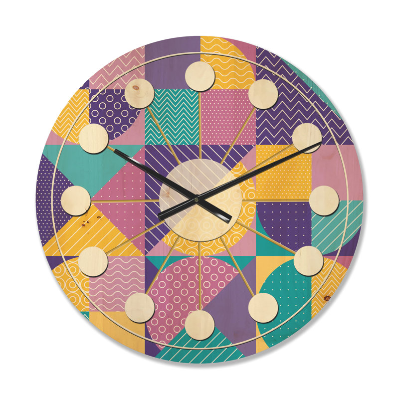Horloge murale géométrique I, Moyenne
