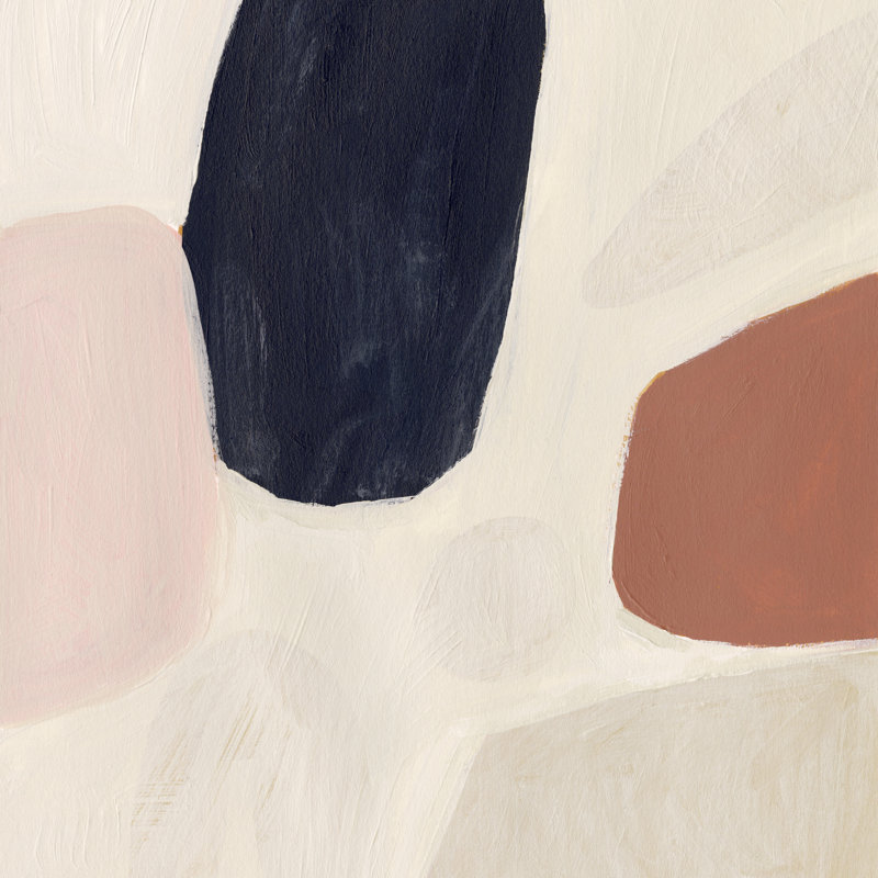Terracotta Sonata III by Victoria Borges - Wrapped Canvas Painting, 91cm H x 91cm W