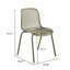 Chaise de salle à manger à lattes vert sauge Modern-234841132