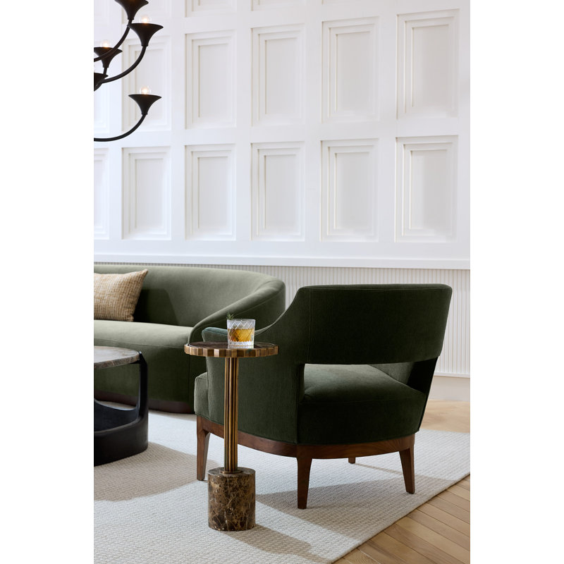 Laurette Chair Pine Performance Chenille