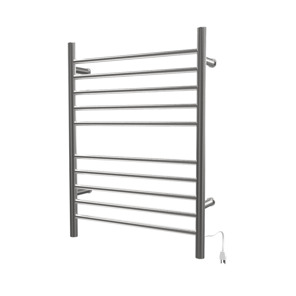 Wall Mount Electric Towel Warmer, Brushed