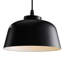 1 - Light Matte Black Bowl Pendant