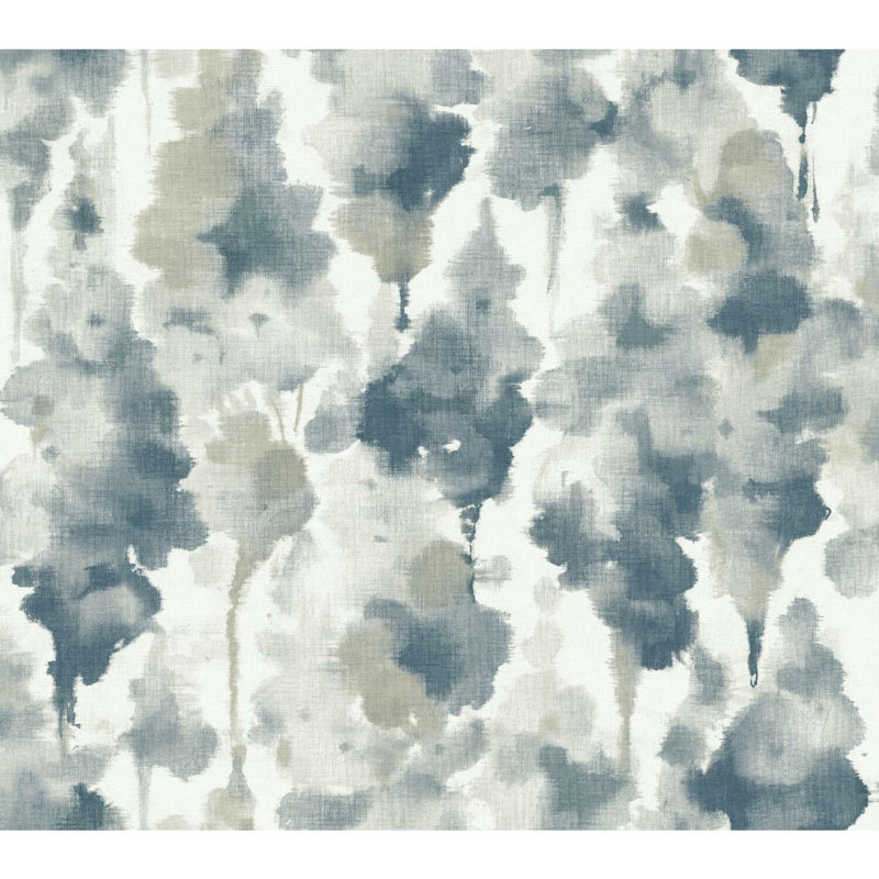 Rouleau de papier peint L 27 pi x l 27 po Mirage, Marine