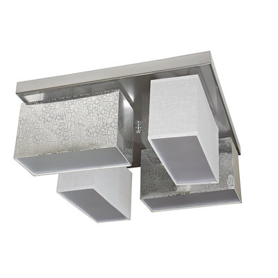 Partlow Fabric Semi Flush Mount