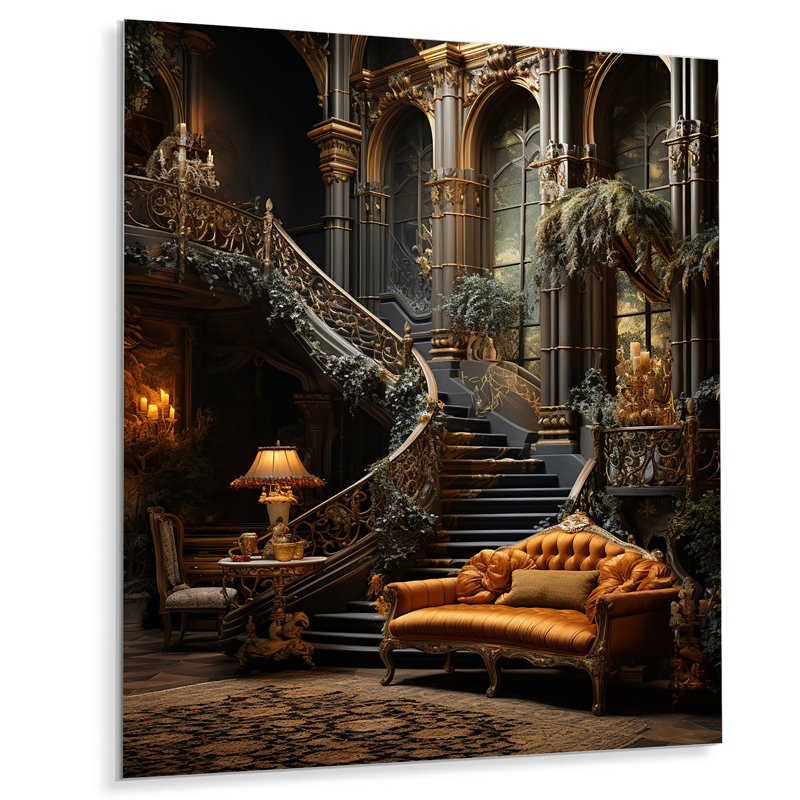 " Castles Royal Refuge Rich II ", 32" H x 16" W