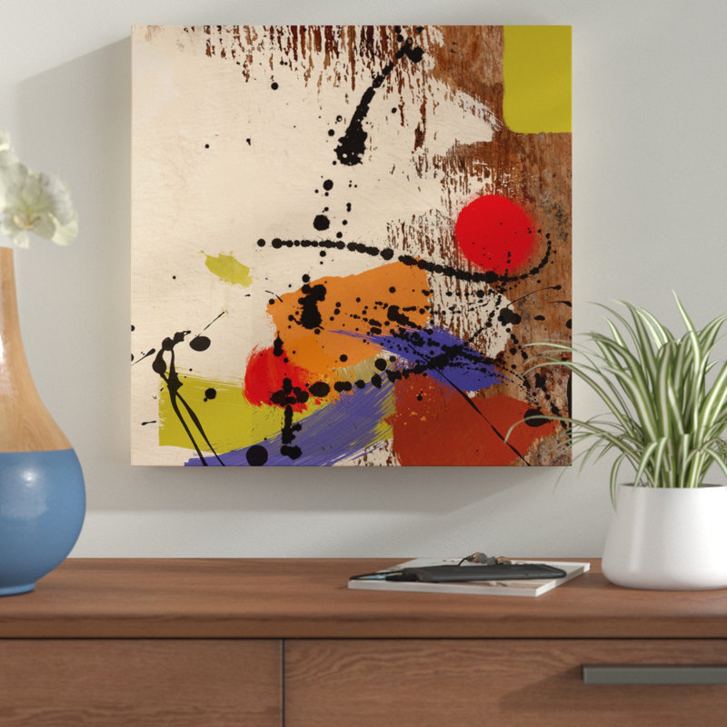 Cross Roads - reproduction d'art sur toile tendue, H 10 po x l 10 po