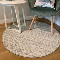 Kenmore Geometric Light Gray/Gray/White Area Rug AllModern Rug Size: Rectangle 7'10 x 10'3