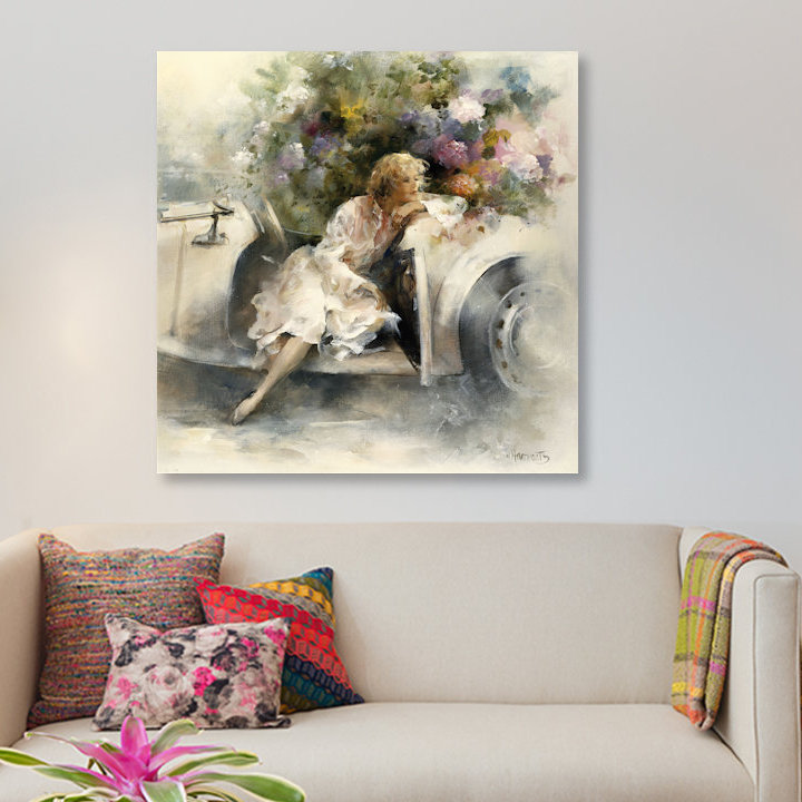 «Day DreamIng», reproduction sur toile, H 12 po x l 12 po x P 1,5 po, Pas de tapis, Toile tendue