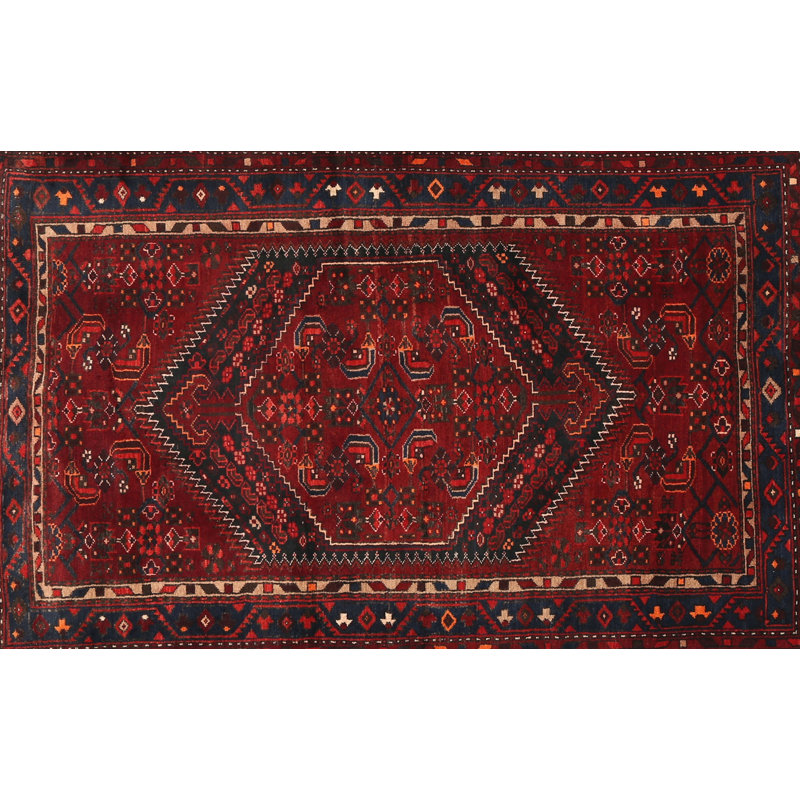 Tapis oriental multicolore tissé à la machine Oriental, Rectangle de 2 pi x 3 pi